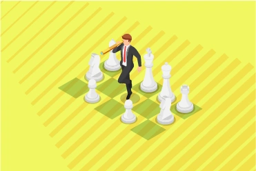 Изображение мужчины на баннере