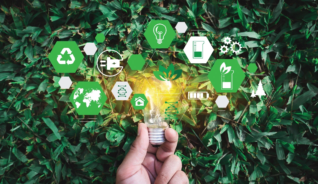 Изображение мужчины на баннере