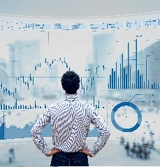 Изображение мужчины на баннере