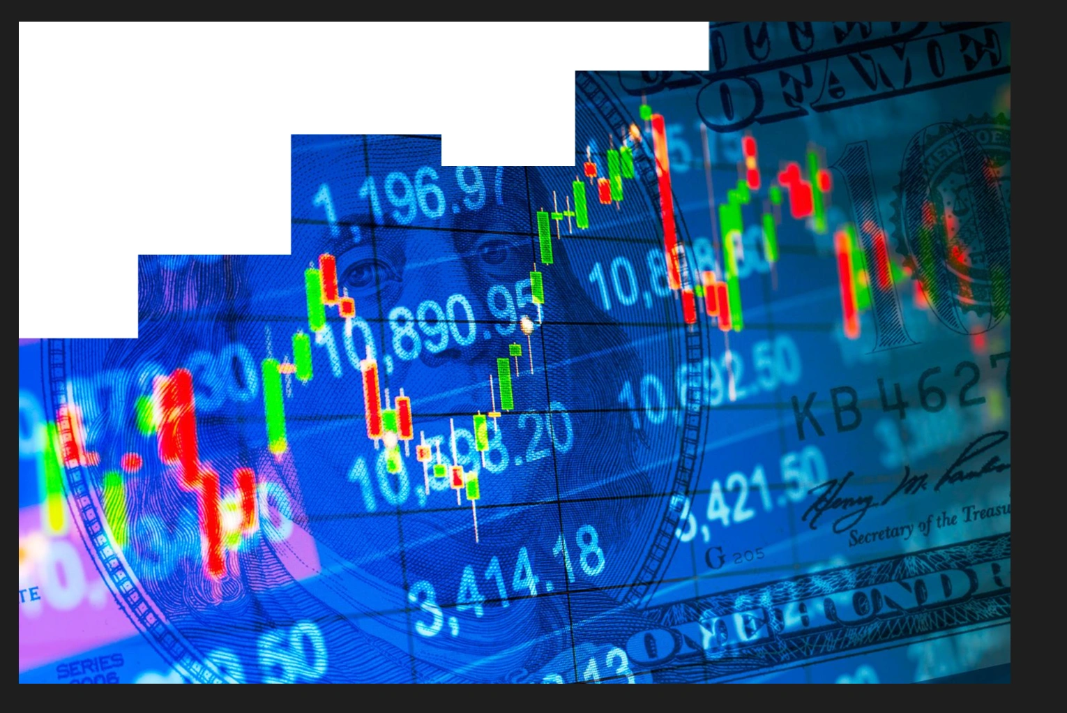 Изображение мужчины на баннере