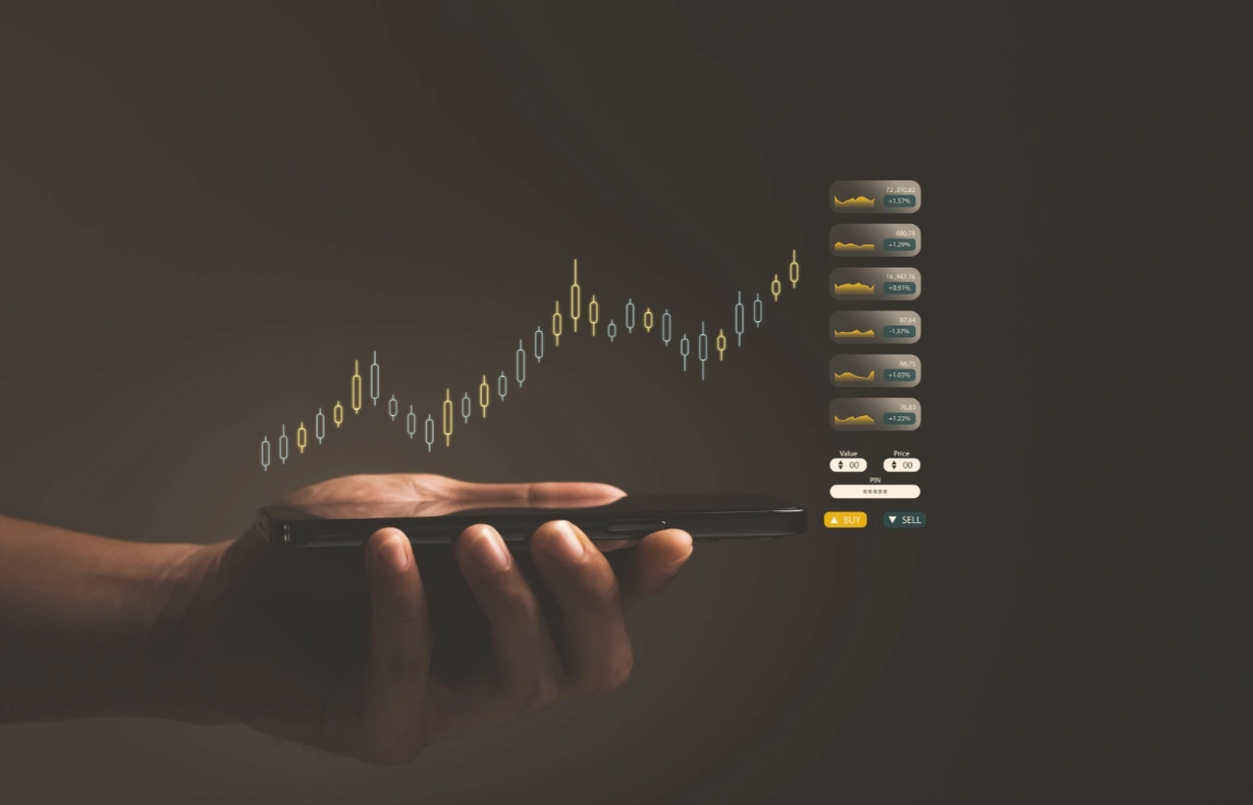 Изображение мужчины на баннере